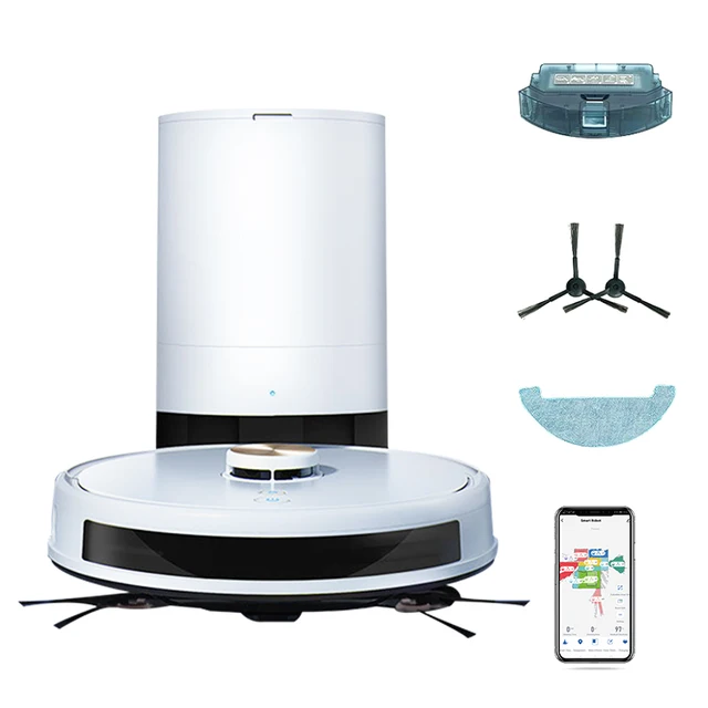 Electric Robotic Vacuum Cleaner Intelligent 2600/5200 MAh LDS Laser Navigation Auto Dust Collector Robotic Robot Vacuums Cleaner
