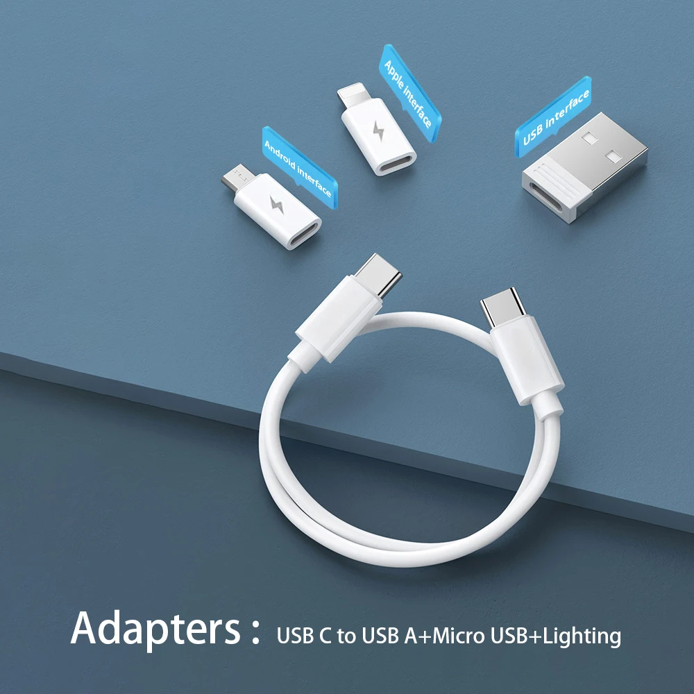 Câble de Charge Rapide Portable Type-C de 60 Watts-2