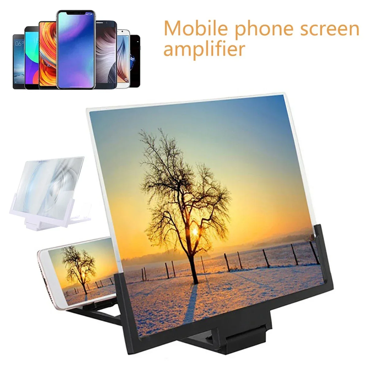 14 Inch Mobile Phone Screen Amplifier 3D Magnifying Glass Stand Magnifier HD Video Amplifier Phone Stand Enlarged Screen Bracket 14 Inch Mobile Phone Screen Amplifier 3D Magnifying Glass Stand Magnifier HD Video Amplifier Phone Stand Enlarged Screen Bracket
