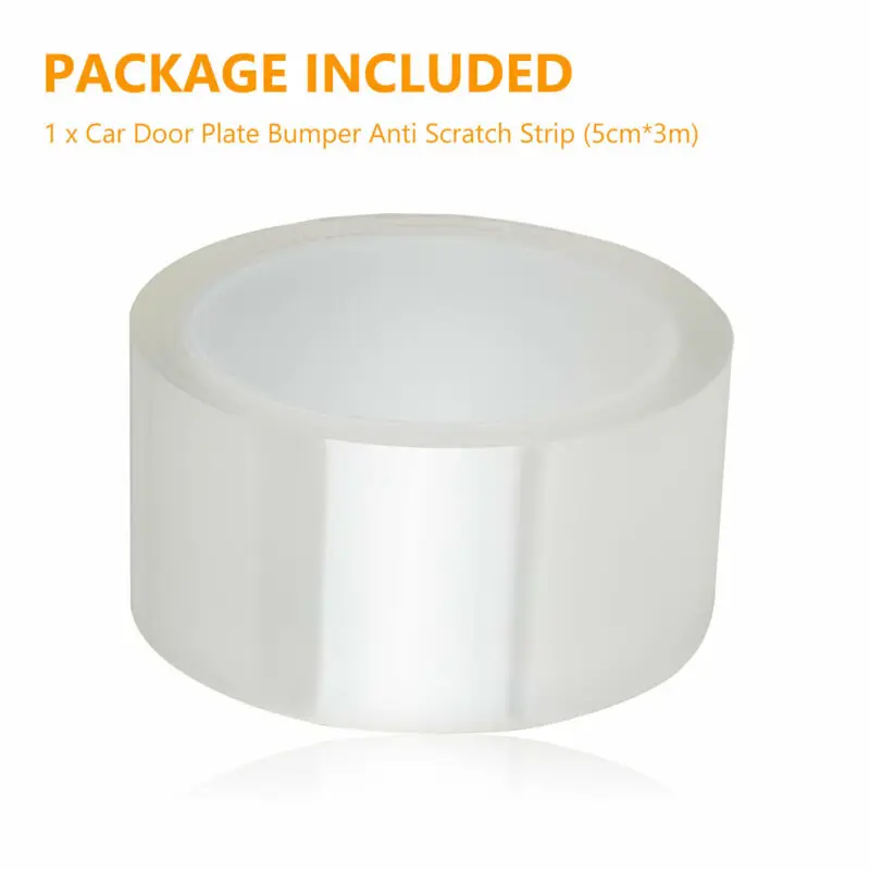 

Sill Scuff Car Door Scratch Strip Transparent Universal Parts Replacement 1pcs Anti-Scratch Bumper Body Plate Protector