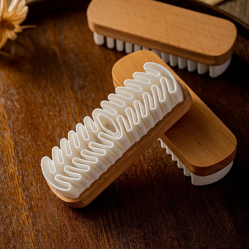shoe brush Flip over leather shoes suede brush rubber brush special eraser for cleaning anti deer suede shoes yellow boots brush