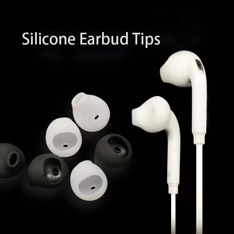 5pairs/10 Pieces Silicon Replacement Earbuds Tips Cover Ear Gels Buds