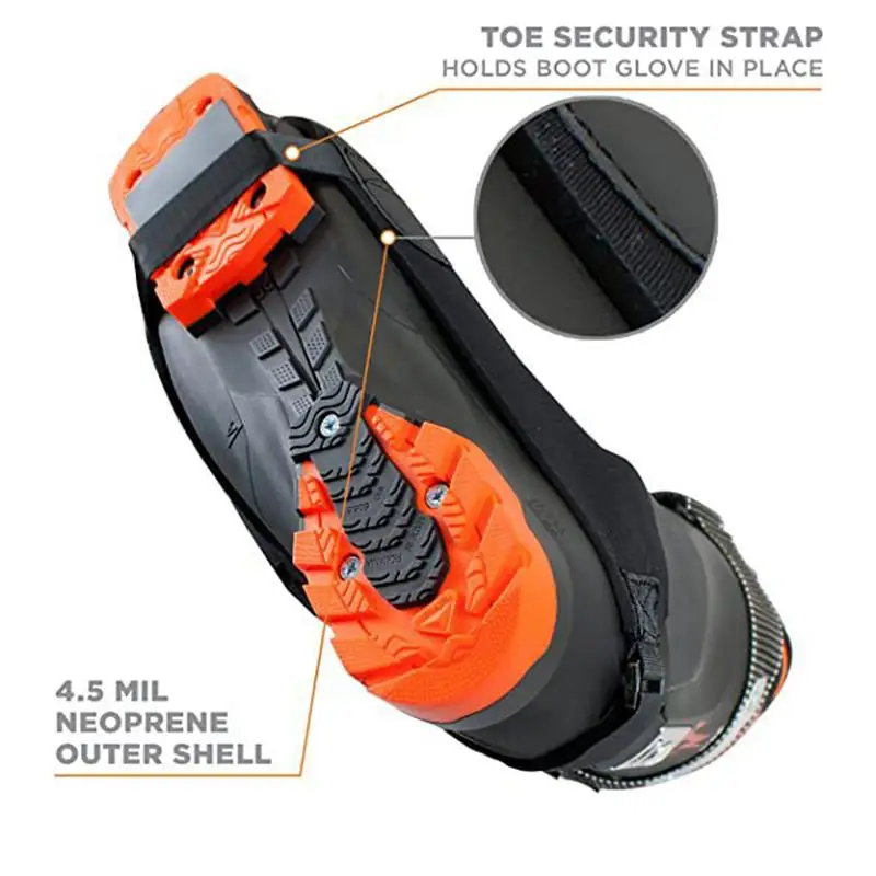 Ski Boot Covers Weatherproof Ski Boot Warmers Boots Protection For Skiers Insulated Accessories Winter Sports Accessory