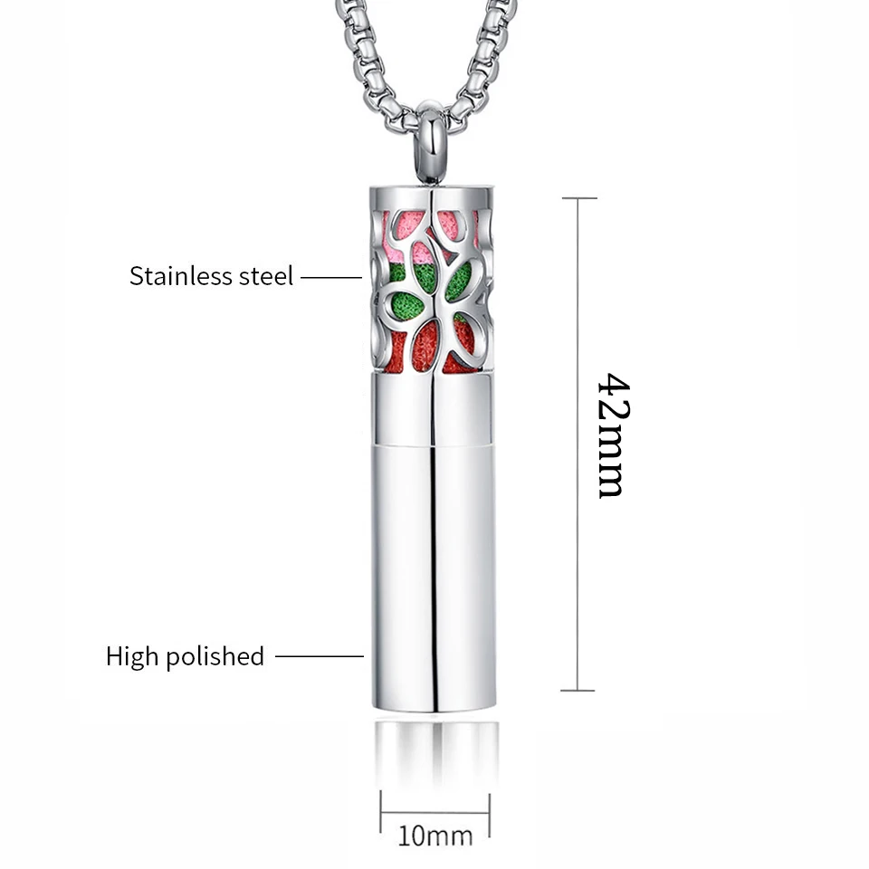 Collana Diffusore Per Oli Essenziali In Acciaio Inox - 2 Set Con Ciondoli Loto E Floreali, 20 Cuscinetti Assorbenti - Regalo Per Aromaterapia Uomo E Donna - 2