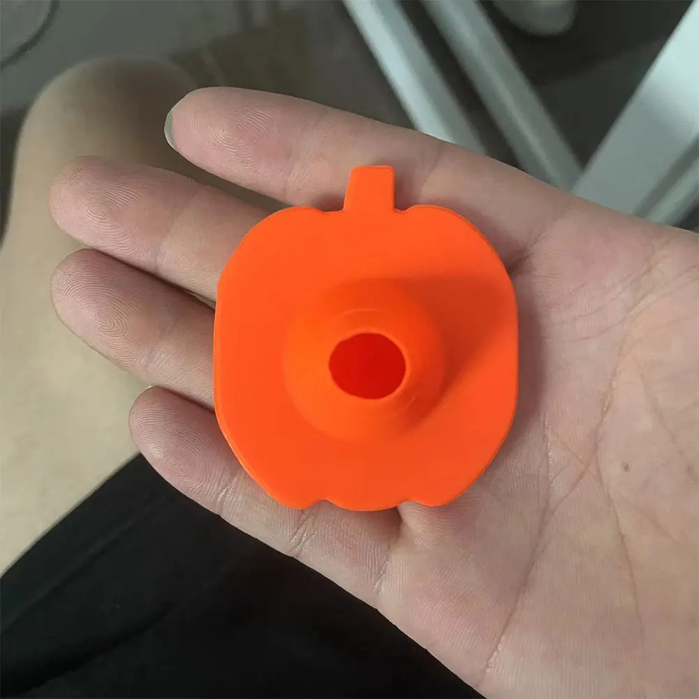 5/10/15pcs Halloween Pumpkin Knob Button Cover Halloween Pumpkin Cabinet Pull Gloves Drawer Button Bump-Proof Cover