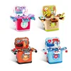 Portable storage box children's play house realistic kitchen cooking kitchenware set boys and girls gift toys 1