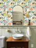 Fresh Green Floral PVC Wallpaper Elegant Spring Peel And Stick Wall Decor Casual Furniture Waterproof Cabinet Contact Paper 2