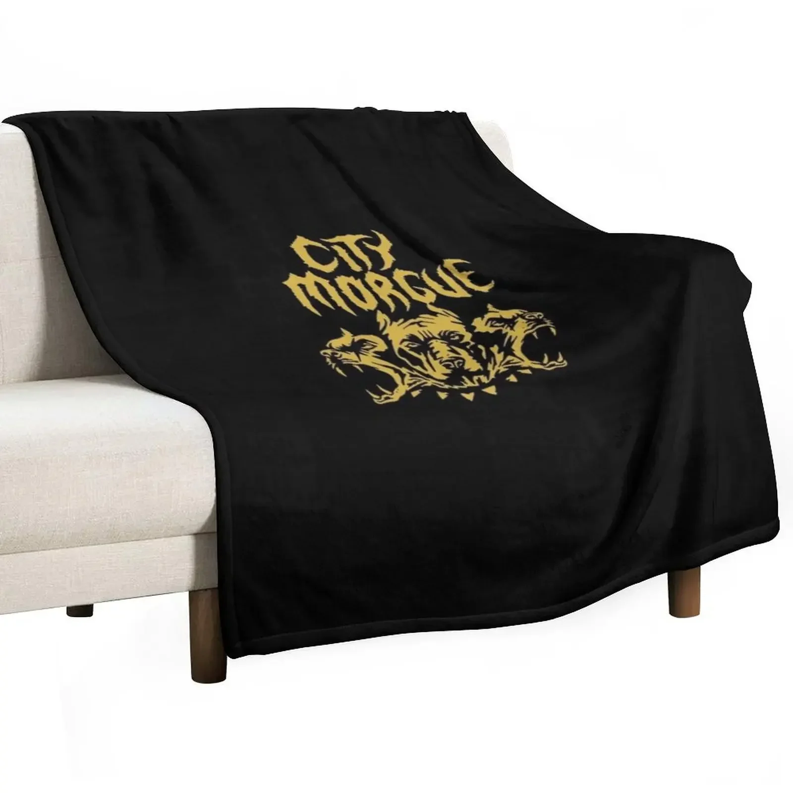 Vintage City-morgue Shirt Throw Blanket Soft Blankets Sofas Of Decoration Beautifuls Blankets