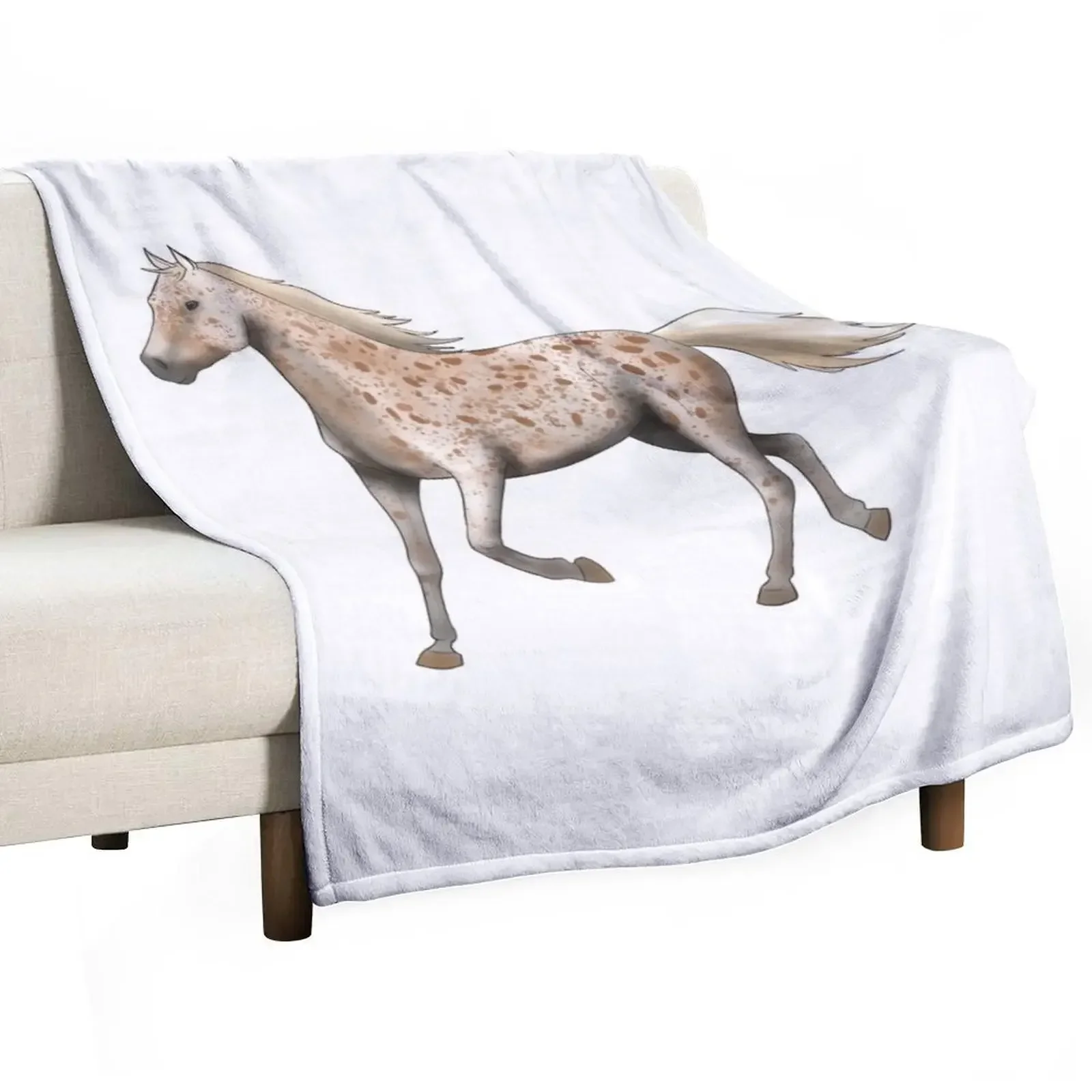 

Brown Leopard Appaloosa Throw Blanket heavy to sleep Weighted Thin Blankets