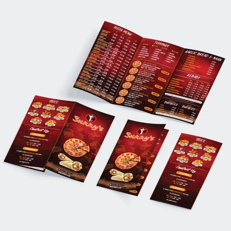 custom.Custom Printed Service A3 A4 A5 A6 Poster Restaurant Menu Booklet Brochure Pamphlet Folded Leaflet Flyer Printing