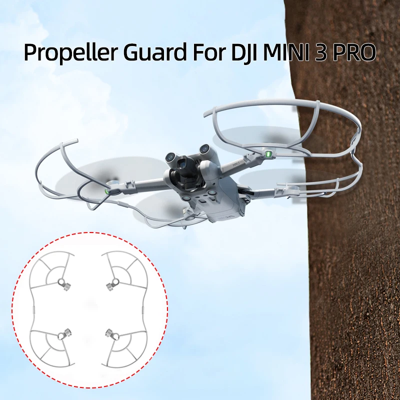 

For DJI MINI 3 PRO Drone Propeller Guard Paddle Blades Protective Cover Anti-collision Ring Wings Protector Bracket Accessories