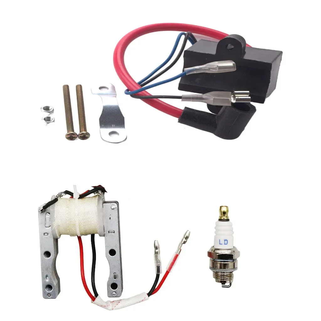 

Bicycle Modification Accessories 49cc 60cc 80cc CDI Ignition Coil Magneto High Voltage Package Spark Plug Kit