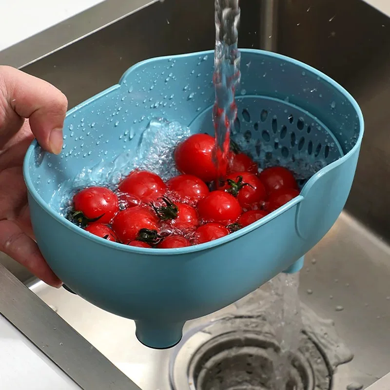 Elephant Drain Basket Multifunctional Kitchen Sink Drain Basket Home Kitchen Living Room Vegetable and Fruit Washing