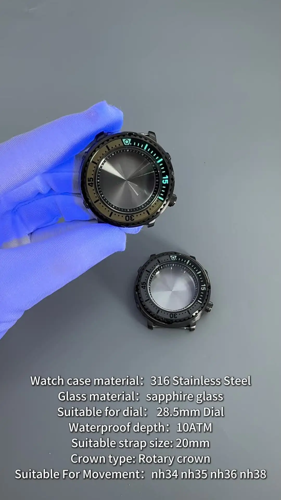 SDFGUL 40.5mmゴールドブラックサファイアガラスケース、内輪付き腕時計メンズケースNH34 NH35 NH36ムーブメント SDFGUL  40.5mmゴールドブラックサファイアガラスケース、内輪付き腕時計メンズケースNH34 NH35 NH36ムーブメント SDFGUL] ローズゴールド/ゴールド  NH35 ... 40.5mmゴールドブラックサファイアガラスケース、内輪付き腕時計メンズケースNH34 NH35 NH36ムーブメント腕時計ケース(