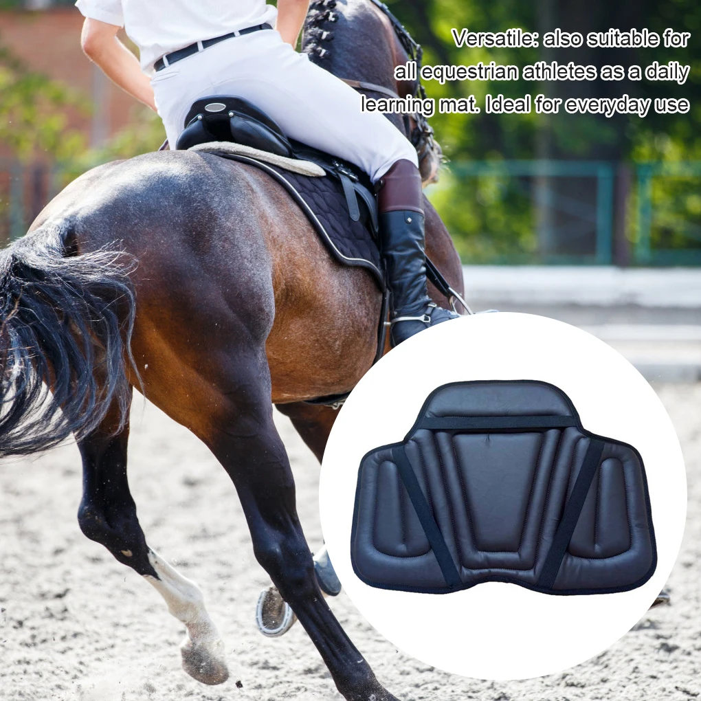 Riding Saddle Pad Soft Equestrian Seat Comfy Cover Ergonomic Sports Damping Support Cushion Adults Kids Beginners Gifts