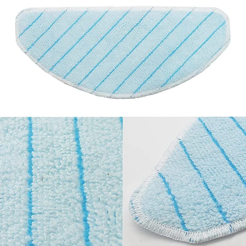

6 Pcs Wipes for Ecovacs DEEBOT OZMO T9 Robot Vacuum Cleaner Cleaning Washable Mop Pad Mop Cloth Rag