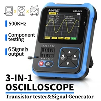 DSO-TC3 digital oscilloscope transistor tester signal generator 3 in 1 multifunctional electronic components tester LCR detector 1