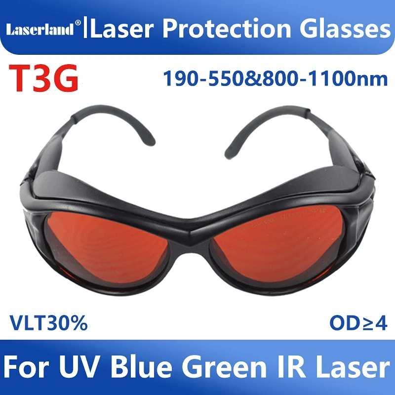 

T3G Laser Glasses Safety Protection Glassess for eyebrow tattoo removal picosecond 532nm 1064nm 800-1100 ND:YAG