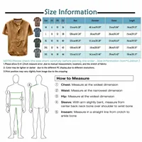 Short Sleeve Shirt Linen Tops Sexy Men Clothing 2022 Summer Solid Color Casual Pullover Single-breasted Sexy Mens Blouse - Image 6