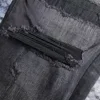 me embroidery python snake distressed jeans 5