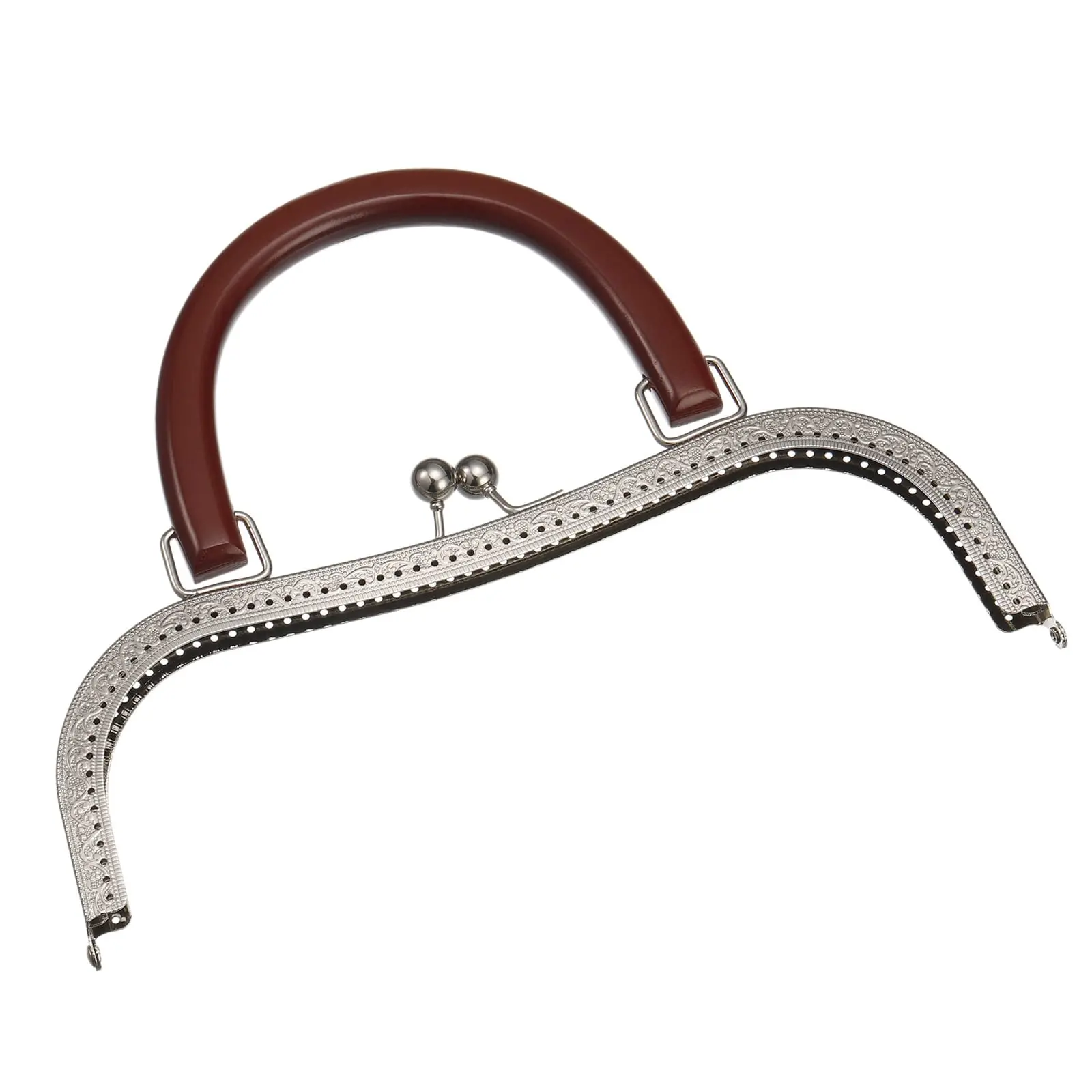 5 Color Purse Clasp Frame, 10pcs Wallet Kiss Clasp Lock Retro Arch Purse Coin Bag Frame Metal Purse Frame Clip For DIY Craft Purse Bag Handle Sewing Craft, 3.3 Inch