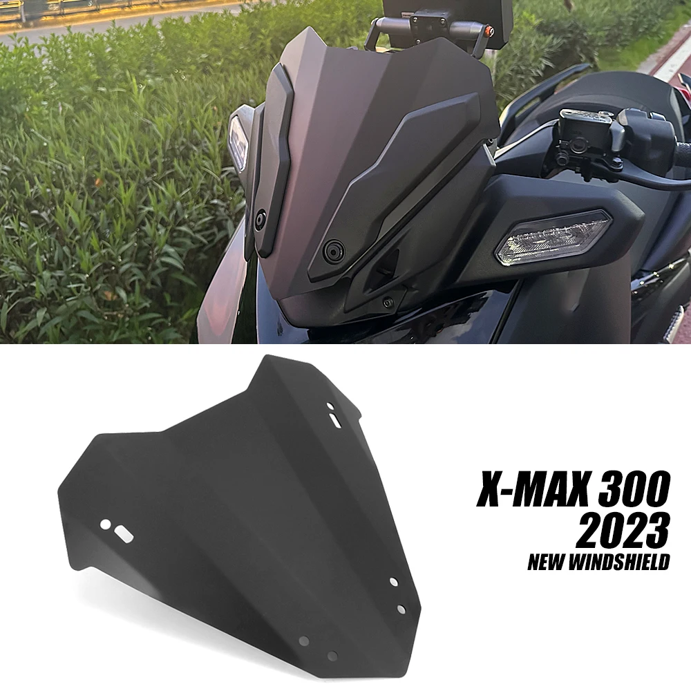 

New Motorcycle Windshield Windscreen Front Wind Deflector Guard For YAMAHA XMAX300 XMAX 300 X-MAX300 X-MAX 300 2023