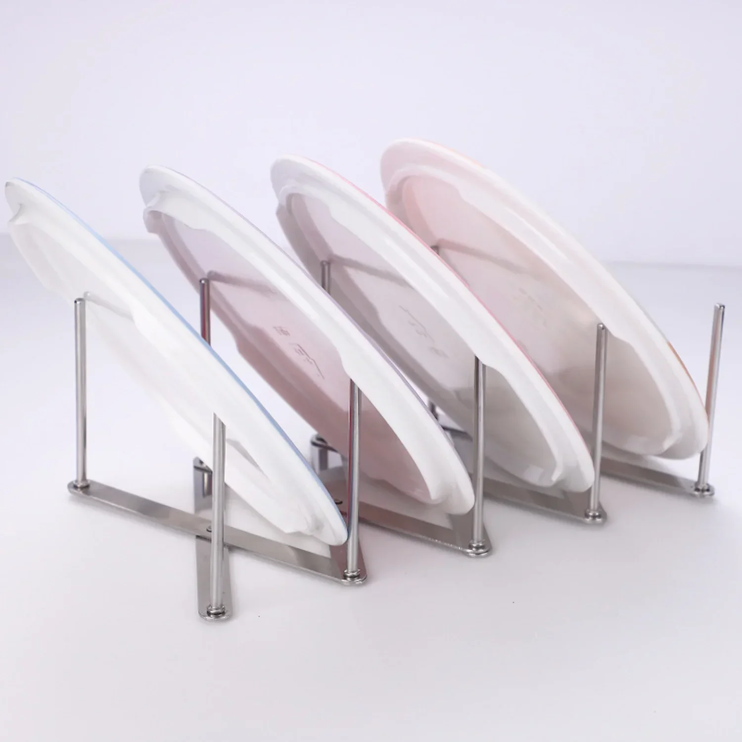 Retractable and Folding Stainless Steel Rack: A Versatile Kitchen Household Storage Solution for Plates,Pot Lids,and Steam Racks