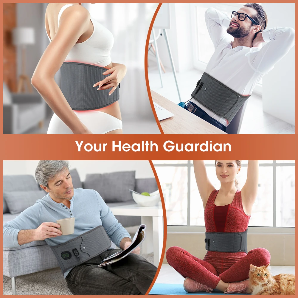 Red Light Therapy Waist Belt for Body Pain Relief