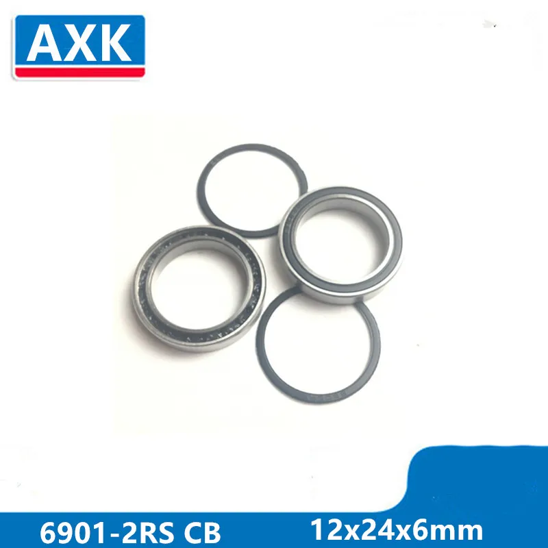 

Axk 6901-2rs 6901 61901 Si3n4 Гибридный Керамический шарикоподшипник с глубоким желобом 12x24x6 мм 6901-2rs Cb Abec-3