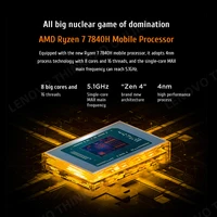 Lenovo Legion R7000P Esports Gaming Laptop AMD Ryzen 7 7840H 16 Inch 16G/32G RAM 1T SSD RTX 4060 2.5K 165Hz 2023 Game Notebook 2