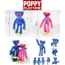 

40cm Huggy Wuggy Plush Doll Hot Poppy Playtime Game Toy Character Plush Doll Soft Stuffed Animals Kids Boys Xmas Gift Toy