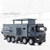 1/28 NOMADISMs Arocs Unimog Alloy Motorhome Touring Car Model Diecast Metal Toy Off-road RV Vehicles Model Sound Light Kids Gift 5