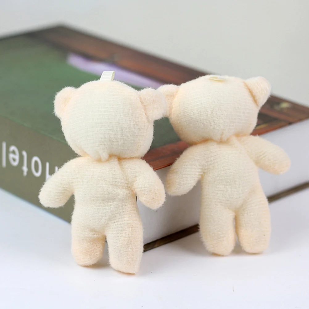 

Little Bear Toys Stuffed Tiny Bear Soft Tiny Bear DIY Mini Bear Decorations Cute Mini Bears Naked Bear Dolls Pendant Dolls