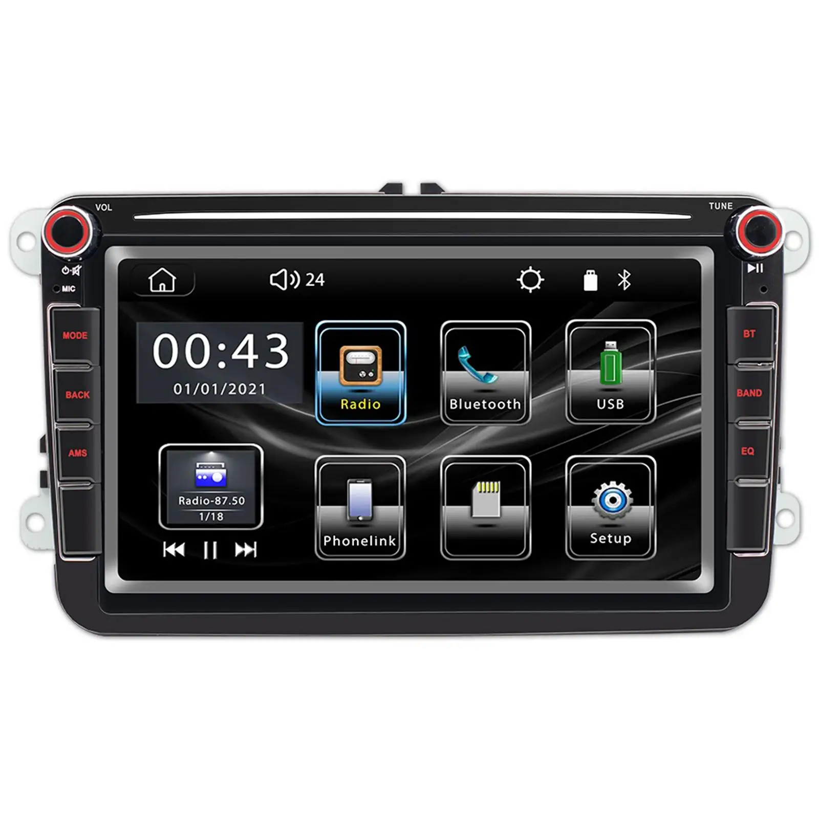 

Car Radio, Handsfree Calling ,Image, AUX in TF Card Input, Radio Multimedia Video Player for 9083, Touch Screen