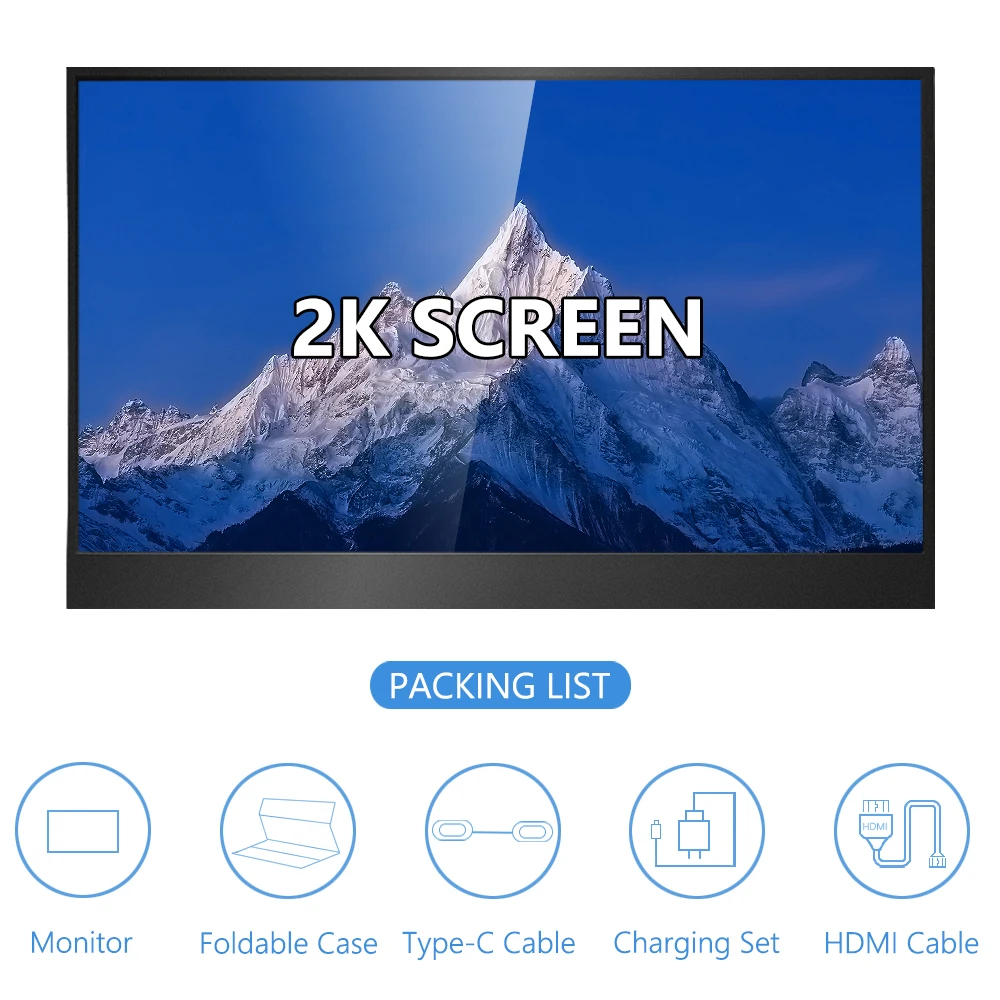 ޴ ̹  Ʈ CŸ HDMI  ÷, PS5 XBOX  ġ Ʈ ̸ PC Ŀ HD ũ, 16IN 2.5K