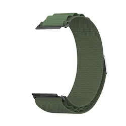 Nylon Sport Watch Band - Soft Comfort, Sweat - Resistant Multi - Scene Wrist Strap - 24mm Universal (Green)