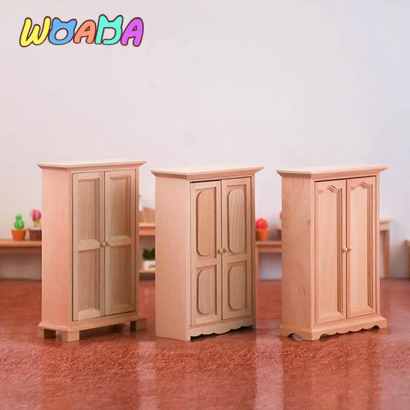 112 Dollhouse Miniature Wardrobe Lockers Vertical Storage