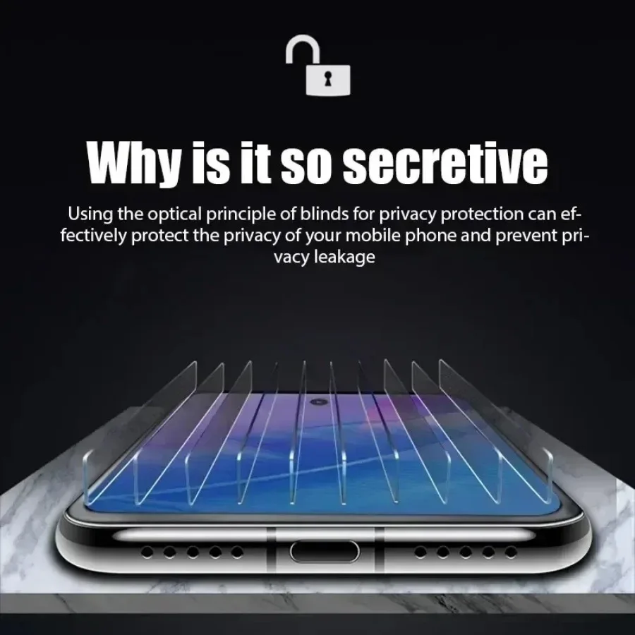Privacy Glass Anti-Spy Screen Protector
