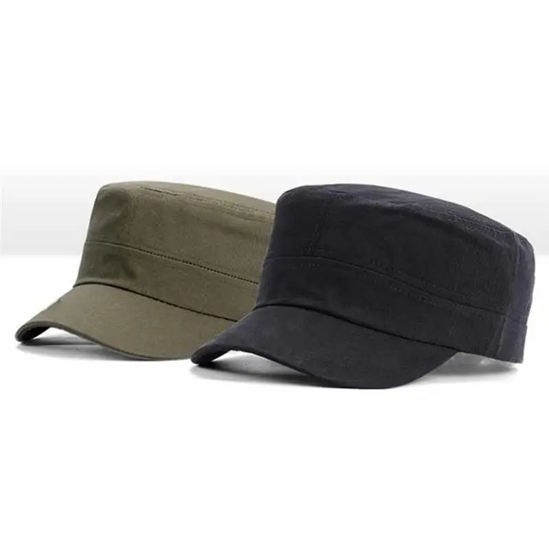 Men's Versatile Flat Military Hat - Casual Fashion