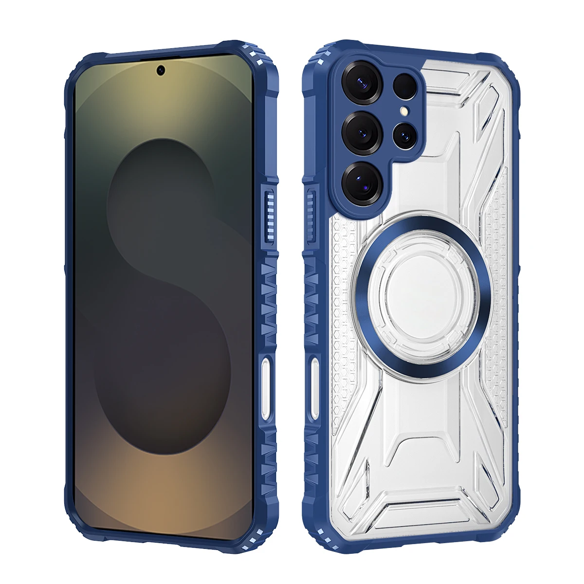 Magnetic Shockproof Anti-Slip Clear Case with MagSafe and All-Round Camera Protection