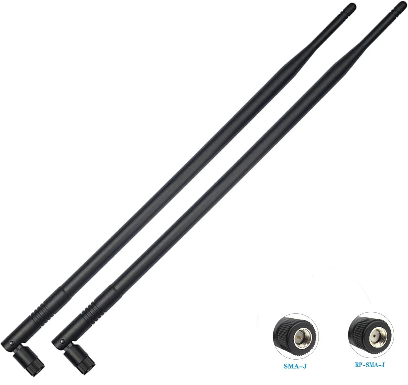 1pcs 2400-2500MHz 2.4G WiFi Rubber Rod Antenna External Omnidirectional Aerial H