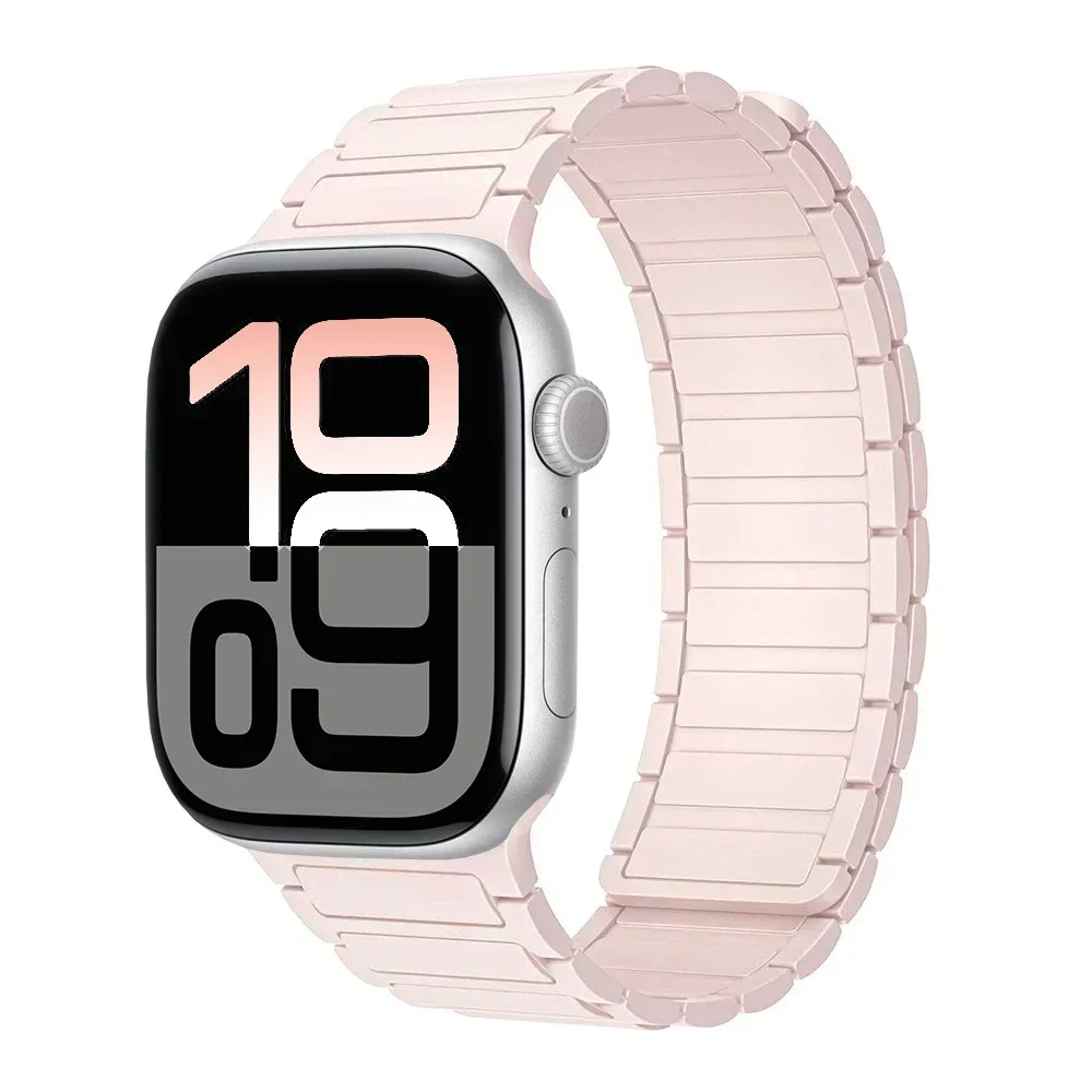 Magnetic Buckle Silicone Strap Bracelet