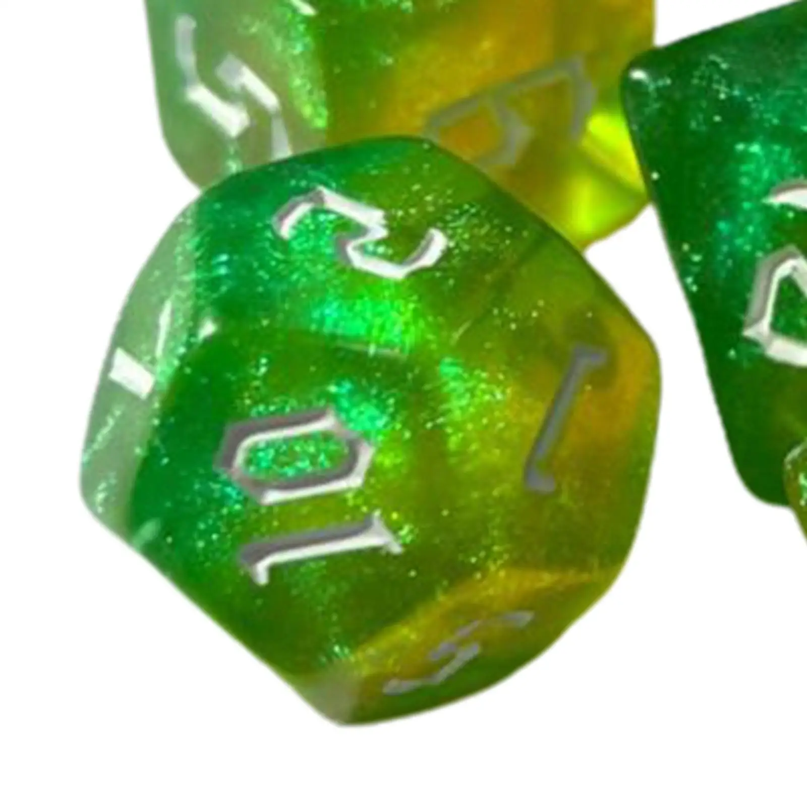 Polyhedral Dice Set 7/10Pieces D4, D6, D8, D12, D20, D10 Dices Entertainment Toys for DND Board Game Role Playing Game Party game dice dice set acrylic dice