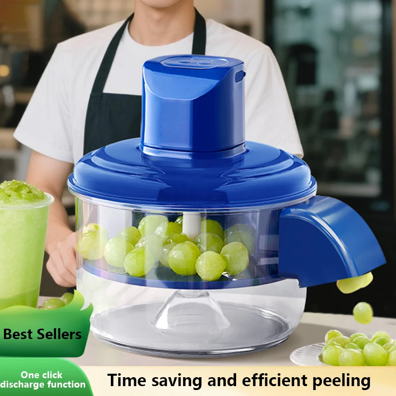 Automatic Electric Fruit Vegetable Peeler Machine For Home Kitchen Commercial Use Rechargeable Portable Grape Tomato Peeler Tool