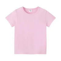 T-shirt d'été à manches courtes pour enfants de 2 à 12 ans, vêtements en coton pour bébés garçons et filles, t-shirt uni pour nourrissons, hauts pour enfants 5