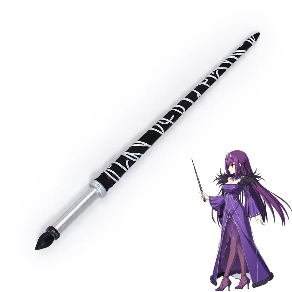 

Fate/Grand Order FGO Jeanne d'Arc Scathach Skadi Wand Black Red PVC Cosplay Prop 2 color