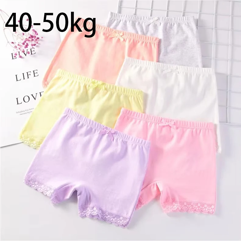 1 piece girls safety pants soft cotton candy color comfortable children's sports leggings casual pants