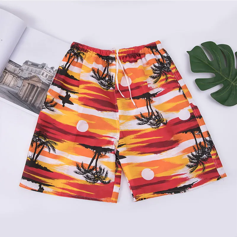 thumbnail image 1 of Pantalones cortos de verano para hombre 2023, nuevos pantalones cortos casuales de playa, de secado rápido, ropa para hombre, bañadores de moda transpirables, elásticos, 1 of 5