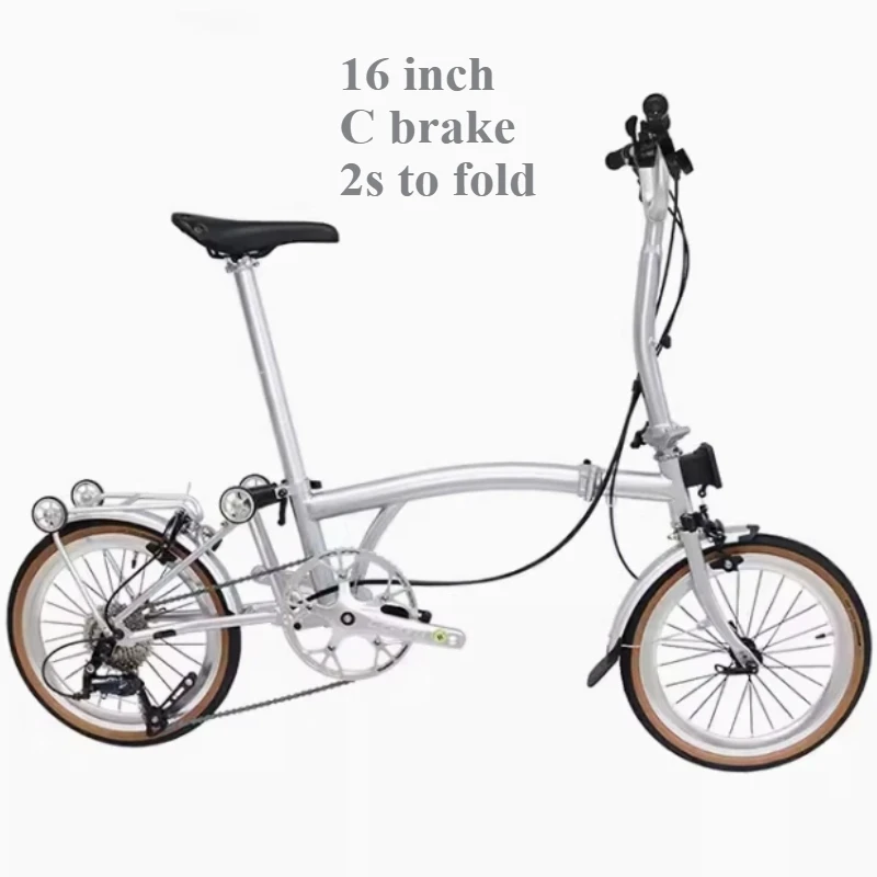 Mint Domestic S Folding Bicycle Portable T9B Speed c Brake 16 inch fold ...