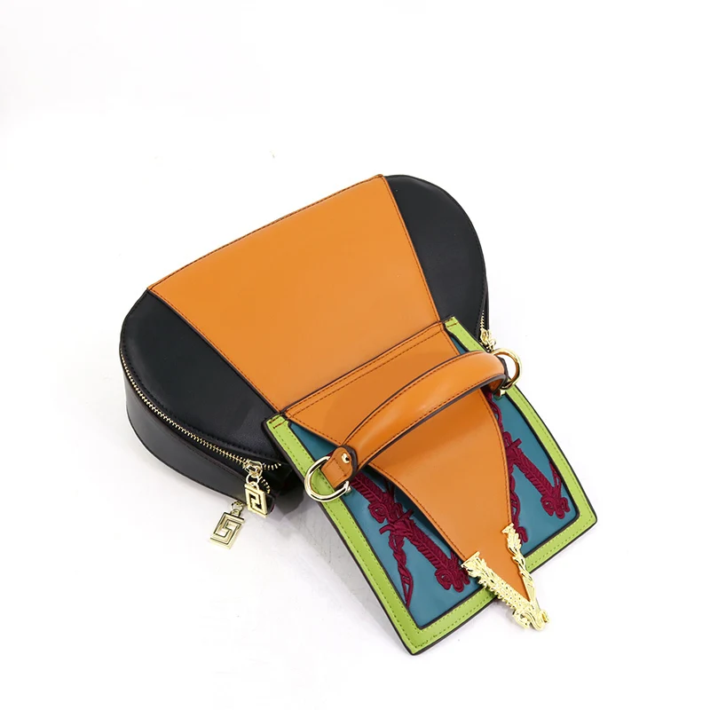 Ladies Handbag Embroidery Shoulder Bag